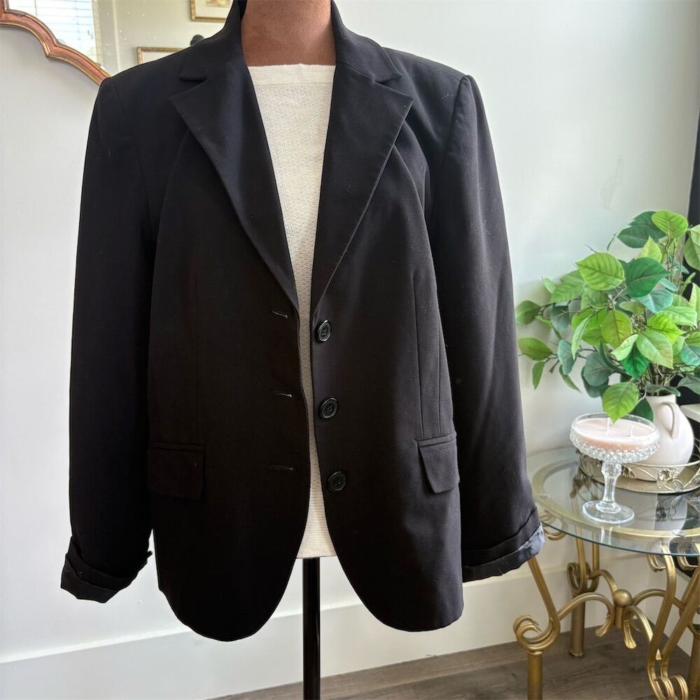Apostrophe Women's Black Blazer Jacket Size 14